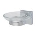 Croydex Chester Soap Dish & Holder - 54 x 108 x 126mm - Polished Chrome