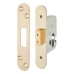 Hampstead Architectural Euro Profile Deadlock - 65mm Case - 44mm Backset - Radius - PVD Brass