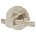 Jedo by Frelan Knurled Easy Bathroom Turn & Release - 50mm Diameter - Satin Nickel