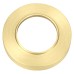From The Anvil Satin Brass Door Handles on Round Rose - Newbury Range 