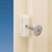 Yale 8K101M Wooden Window Lock - White - Pack of 4 with 1 Key