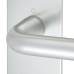 Exel Satin Aluminium 20mm Return to Door Latch Door Handle - 160 x 64mm