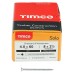 TIMCO Solo Chippy Pozi Countersunk Wood Screws - 4.0 x 60mm - Zinc Plated - Pack of 200