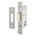 Nemef 9600 Narrow Style Euro Deadlock - 50mm Case - 35mm Backset - Satin Stainless Steel
