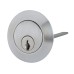 Contract Nightlatch Replacement Rim Cylinder - Satin Chrome Case/Cylinder