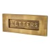 Heritage Brass by M Marcus Embossed Letter Plate - 254 x 102mm - Antique Brass