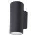 Hampstead 6W LED Outdoor Up & Down Wall Light - IP65 - 3000K Warm White - Anthracite