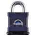 Squire Maximum Security Open Shackle Padlock - 65mm Body - 29 x 29mm Shackle - Blue
