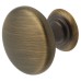 Crofts & Assinder Monmouth Round Cabinet Knob - 32mm Diameter - American Bronze