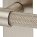 Exel Satin Nickel Knurled Latch Door Handle - Loxley Range - 150 x 50mm