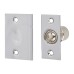 Bales Roller Ball Catch - 25 x 54mm Faceplate - Polished Chrome