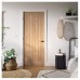 LPD Belize 5 Panel Unfinished Solid Internal FD30 Fire Door - 2040 x 826 x 44mm - Oak 