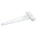 Heavy Duty Gate/Door Tee Hinge - 250 x 40mm - Galvanised - Pair