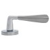 Exel Polished/Satin Chrome Door Handles on Round Rose - Berkshire Range 