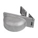 GateMate Padlock Protector - 180 x 50 x 64mm - Left Hand - Galvanised