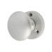 Exel Solid Brass Round Mortice Door Knob - 58mm Rose Diameter - Satin Chrome