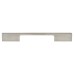 Exel 8mm Slim D-Bar Cabinet Pull Handle - 224mm Centres - Satin Nickel