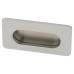 Exel Rectangular Flush Cabinet Pull Handle - 74 x 39mm - Polished Chrome
