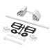 Toilet Seat Fitting Kit - 200 x 95mm - White