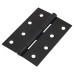 Butt Door Hinge - 102 x 72 x 2mm - Black Epoxy Coated - Pair Butt Door Hinge - 102 x 72 x 2mm - Black Epoxy Coated - Pair