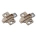 Blum CLIP Cruciform Cabinet Mounting Plate - Screw On - 3mm Spacing - Zinc Diecast - Pair