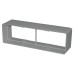 Manrose Flat Channel Connector - 204 x 60mm - Grey