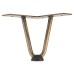 Rothley Hairpin Leg - 2 Pin - 100mm Height - Antique Brass