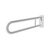 Fitzroy of London Hinged Support Grab Rail - 800 x 200mm - Stainless Steel - White Powder Coated