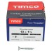 TIMCO Twin Threaded Pozi Countersunk Wood Screws - 10 x 1 1/2 TIMCO Twin Threaded Pozi Countersunk Wood Screws - 10 x 1 1/2