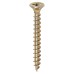TIMCO Solo Chippy Pozi Countersunk Wood Screws - 5.0 x 45mm - Yellow Zinc - Pack of 200