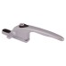 Securistyle Virage Cockspur Locking Window Handle - 9mm Nose Height - Right Hand - Silver