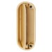 Exel Eccles Oval Flush Cabinet Pull Handle - 117 x 47mm - Satin Brass