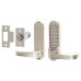 Codelocks CL515 Push Button Code Lock and Latch - Code Free Option - Stainless Steel