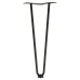 Rothley Hairpin Leg - 2 Pin - 350mm Height - Matt Black
