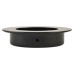 Exel Circular Flush Cabinet Pull Handle - 65mm Diameter - Matt Black