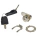 Cam Lock - 19 x 20mm - Keyed to Differ - Nickel Plated 