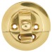 Round Butterfly Catch - 38mm Diameter - Polished Brass