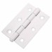 Loose Pin Steel Butt Door Hinge - 75 x 50mm - White - Pair