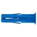 Rawlplug UNO Universal Wall Plug - 8 x 32mm - Blue - Jar of 500 Plugs