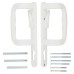Trojan uPVC Patio Lock Door Handle - Euro - White