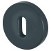 Hoppe AR600/26 Nylon Escutcheon - 52mm Diameter - Keyhole - Anthracite Grey - Pair