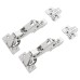 FVG Clip-On Cabinet Hinge - 165° - Inset - Zinc Plated - Pair FVG Clip-On Cabinet Hinge - 165° - Inset - Zinc Plated - Pair