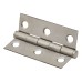 Pressed Butt Door Hinge - 51 x 35 x 1mm - Satin Stainless Steel - Pair