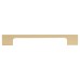 Exel Bibury 8mm Slim D-Bar Cabinet Pull Handle - 192mm Centres - Satin Brass
