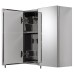 Croydex Avon Stainless Steel Bathroom Cabinet - Double Door - 440 x 430 x 160mm