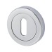 Hampstead Escutcheon - 48mm Diameter - Keyhole - Polished Chrome