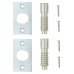 Contract Door Hinge Bolt - Satin Chrome - Pack of 2