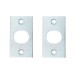 Contract Door Hinge Bolt - Satin Chrome - Pack of 2