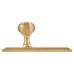 Hampstead Miller Reeded Mortice Door Knob on Backplate - Latch - 205 x 52mm - Satin Brass