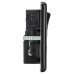 Knightsbridge 13A 2 Gang Round Edge Type A/C 45W USB Socket with 2 x USB - 2.25A - Matt Black/Black